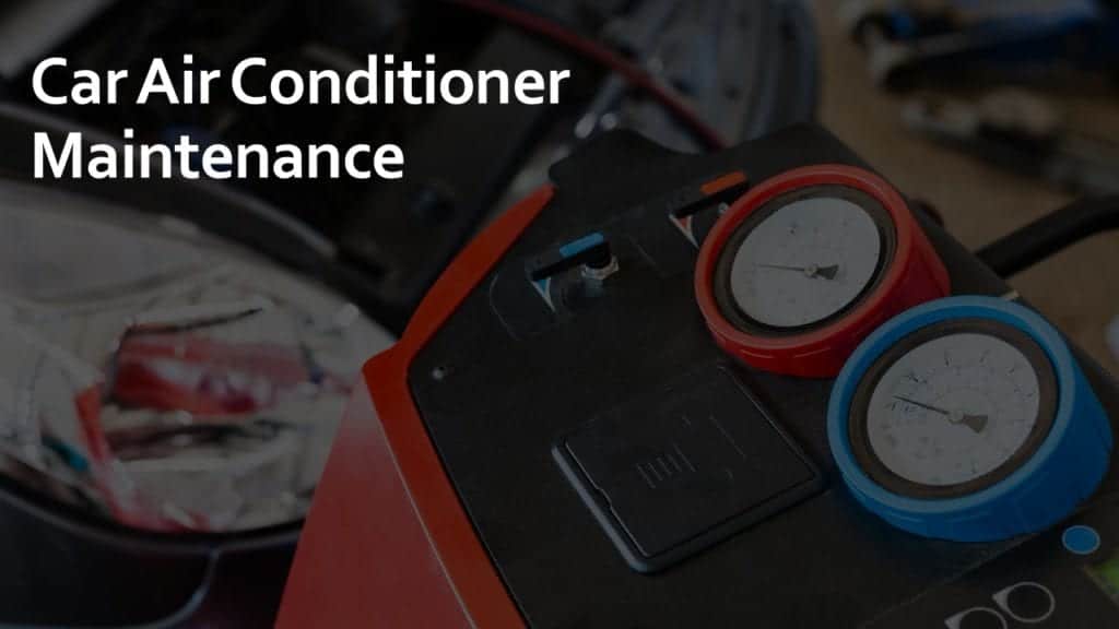 car air conditioner maintenance
