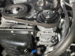 Car aircon compressor replacement Brisbane mobile technician